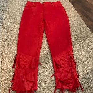 Crazy Train Fringe Leggings
